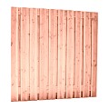 Aanbieding Douglas geschaafd plankenscherm 21-planks 16 mm, 180 x 180 cm onbehandeld.