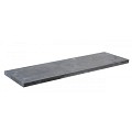 Afdekrand chinees hardsteen  3x30x100 gezoet met facet (N)