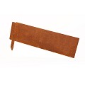 Koppelspies 27.7 cm corten nieuw ( met haakjes )