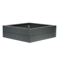Bloembak antraciet 60x60x28 cm