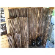 Bamboe rolscherm Black