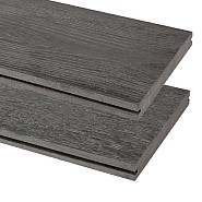 Composiet vlonderplank Vintage, Grijs 1,9x13,5x500 cm