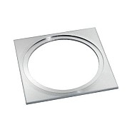 Plate 75 Accessory Vierkante Plaat Rvs 75X75mm tbv Diverse Geïntegreerde Armaturen