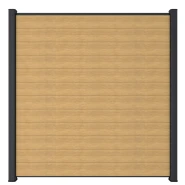 Premium Composiet Newtechwood composiet scherm vlak, 180x180 cm, red cedar.