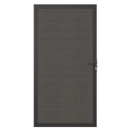 Premium Composiet Newtechwood co-extrusie composiet deur in aluminium frame, horizontaal, 100x195 cm