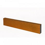 Metalen afdekprofiel voor opsluitband, corten