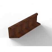 Module+ keerwand hoek uitwendig - rechts