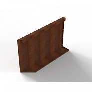 Module+ keerwand hoek uitwendig - rechts