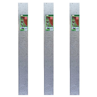 Graskant metaal 13 x 118 cm