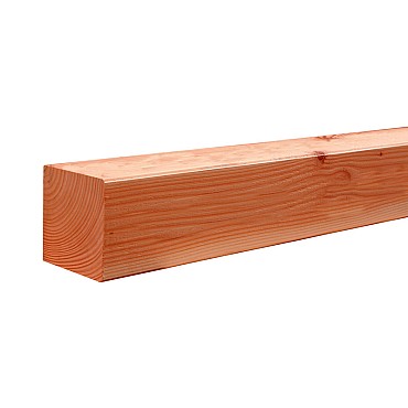 Douglas geschaafde paal 14x14x500 cm, onbehandeld.