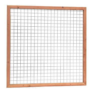 Douglas Betonijzertrellis met maas 7.5x7.5 cm, in raamwerk 4.5x7 cm, 180x180 cm, onbehandeld