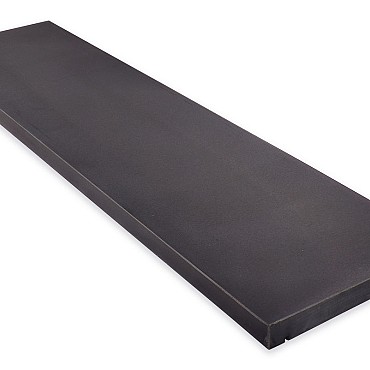 Afdekrand Vietnamees basalt diep gezoet 3x25x100 zwart(N)