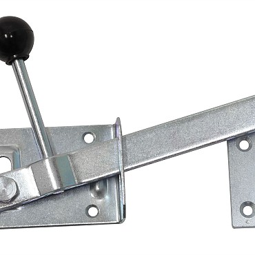 Tuinheksluiting met neus galvanisch verzinkt