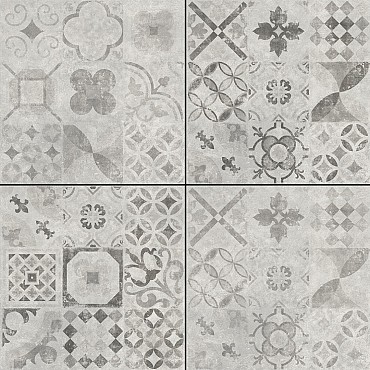 GSB Ceramic Plus Brusque Decor Grigio 60x60x4 cm