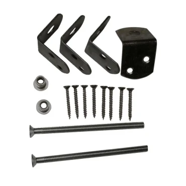 Uni-beslag t.b.v. lichtgewicht betonpaal 8.5x8.5 cm, RVS