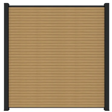 Premium Composiet Newtechwood composiet scherm triple, 180x180 cm, red cedar.