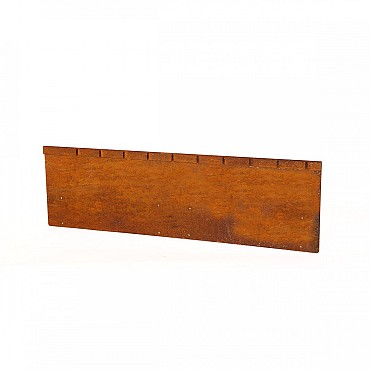 Kantopsluiting Single flex 300x16.5 cm corten