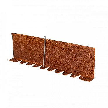 Kantopsluiting Single Flex corten FLG