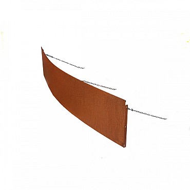 Borderpaneel flex 220x28 cm corten