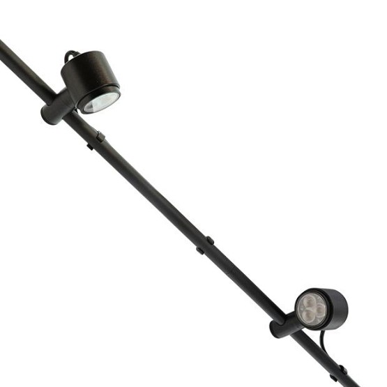 Mini Scope Duo 12V/1W (total 2W) LED Black Warm White