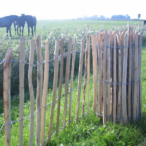 Kastanje schapenhek 460x109cm (latafst. ca 8 cm, 2 draads)