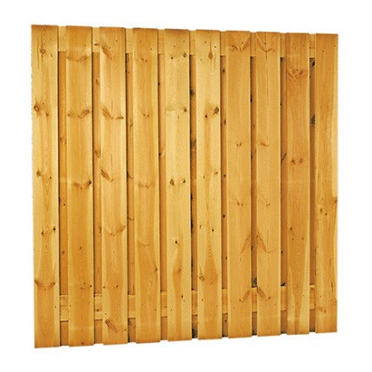 Aanbieding Grenen geïmpregneerd scherm Classic 180 x 180 cm 21-planks 15 mm