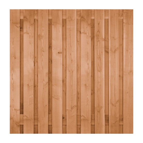 Douglas plankenscherm ruw voor betonpalen 180x180 cm