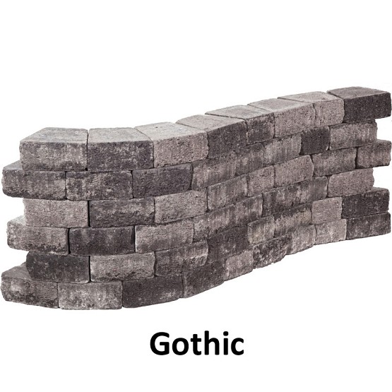 Curvestone Ronde Bloembak 23/17x21,5x10 cm Eagles Lake