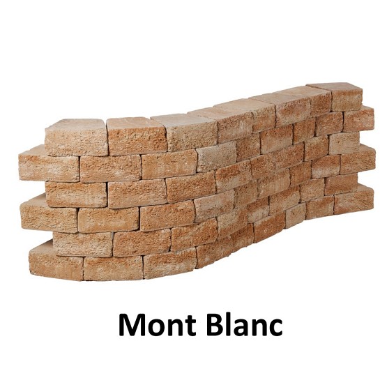 Curvestone Ronde Bloembak 23/17x21,5x10 cm Beach