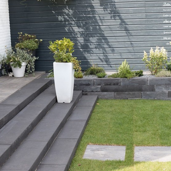 Traptrede 100x35x15 cm Antra