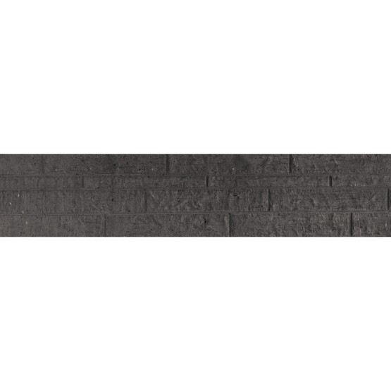Betonplaat dubbelzijdig rotsmotief 36x3.5x184 cm, antraciet ongecoat