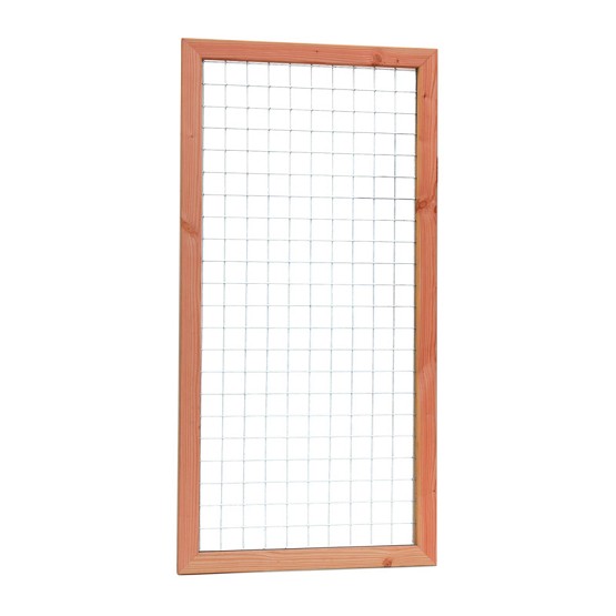 Douglas Betonijzertrellis met maas 7.5x7.5 cm, in raamwerk 4.5x7 cm, 90x180 cm, onbehandeld