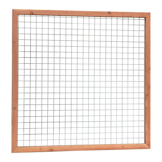 Douglas Betonijzertrellis met maas 7.5x7.5 cm, in raamwerk 4.5x7 cm, 180x180 cm, onbehandeld