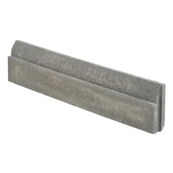Opsluitband Inviso Boord grijs 6/1,5x20x100 cm