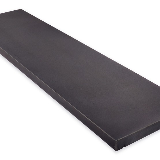 Afdekrand Vietnamees basalt diep gezoet 3x25x100 zwart(N)