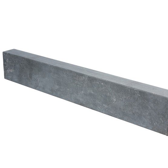 Opsluitband Natuursteen Bluestone gezaagd rondom gezoet+facet, 5x15x100 cm
