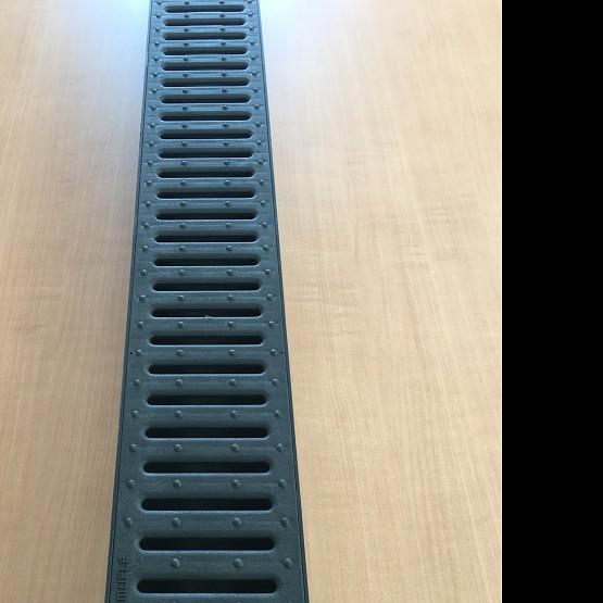 Garagepack watergoten (3 st) met zwart kunststof roosters