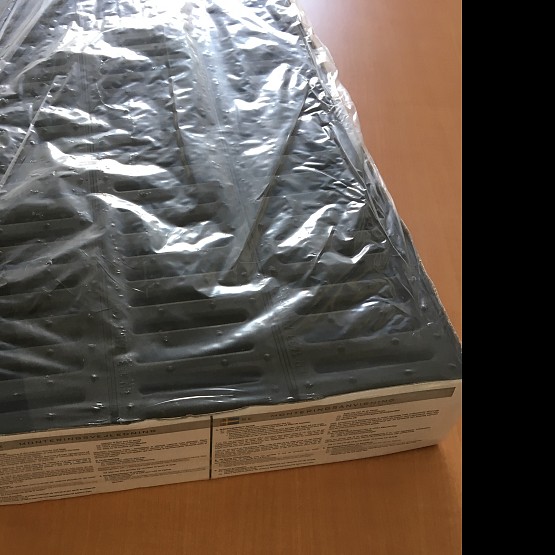 Garagepack watergoten (3 st) met zwart kunststof roosters