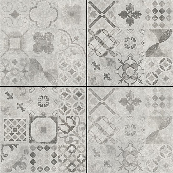 GSB Ceramic Plus Brusque Decor Grigio 60x60x4 cm