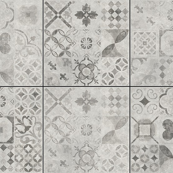 GSB Ceramic Plus Brusque Decor Grigio 60x60x4 cm