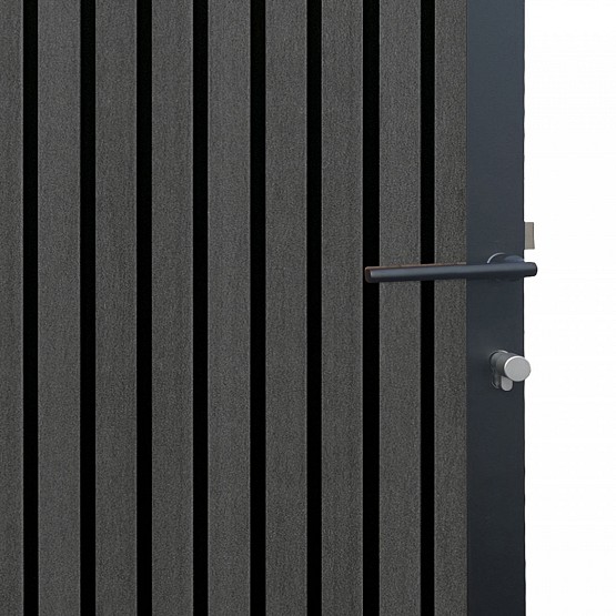 Tuindeur composiet LineaFence Antraciet - 90x180 cm