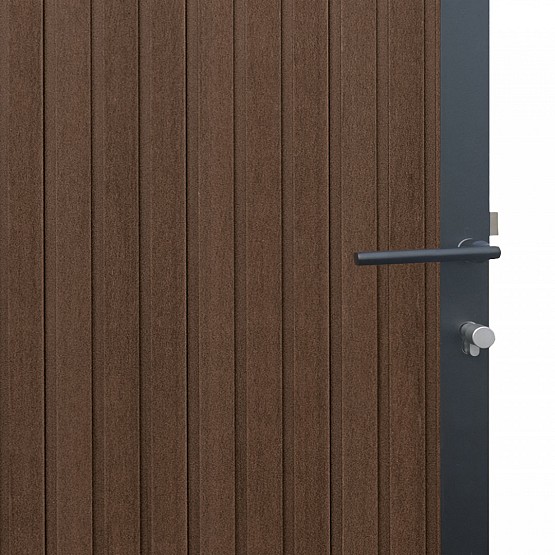 Tuindeur composiet LineaFence Ipé - 90x180 cm