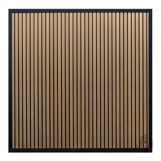 Composietscherm LineaFence Eiken - 180x180 cm