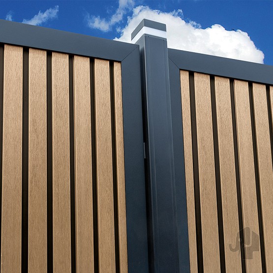 Composietscherm LineaFence Eiken - 180x180 cm