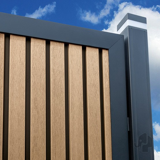 Composietscherm LineaFence Eiken - 180x180 cm