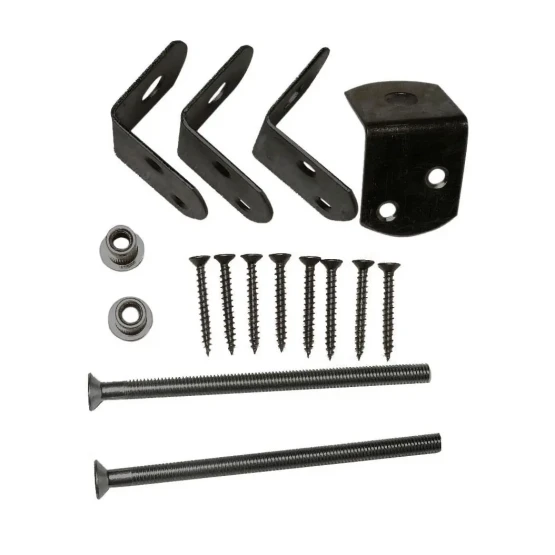 Uni-beslag t.b.v. lichtgewicht betonpaal 8.5x8.5 cm, RVS