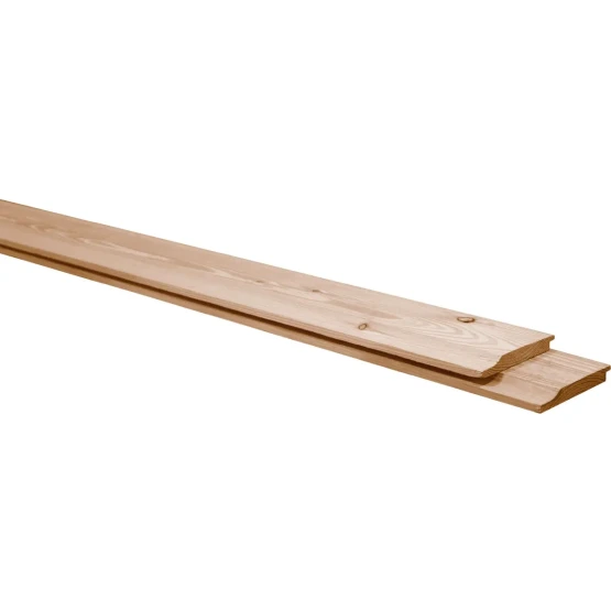 Douglas geschaafd gevel rabat 1.8x14.5x300 cm, groen geïmpregneerd