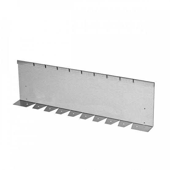 Kantopsluiting Single flex (flg) 300x10 cm verzinkt