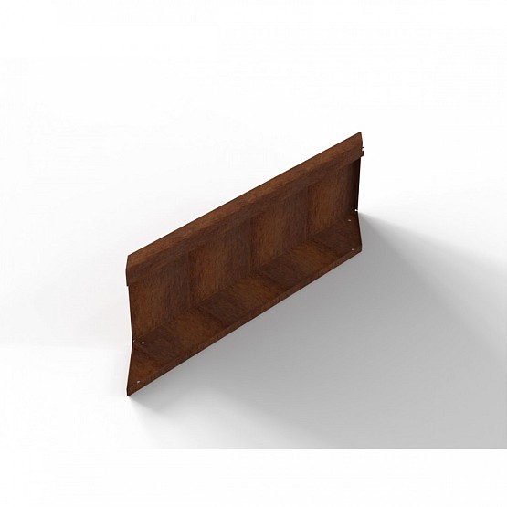 Bloembak module+ parallel paneel (E) 90x28 cm R corten